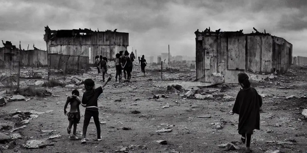 kids in dystopia