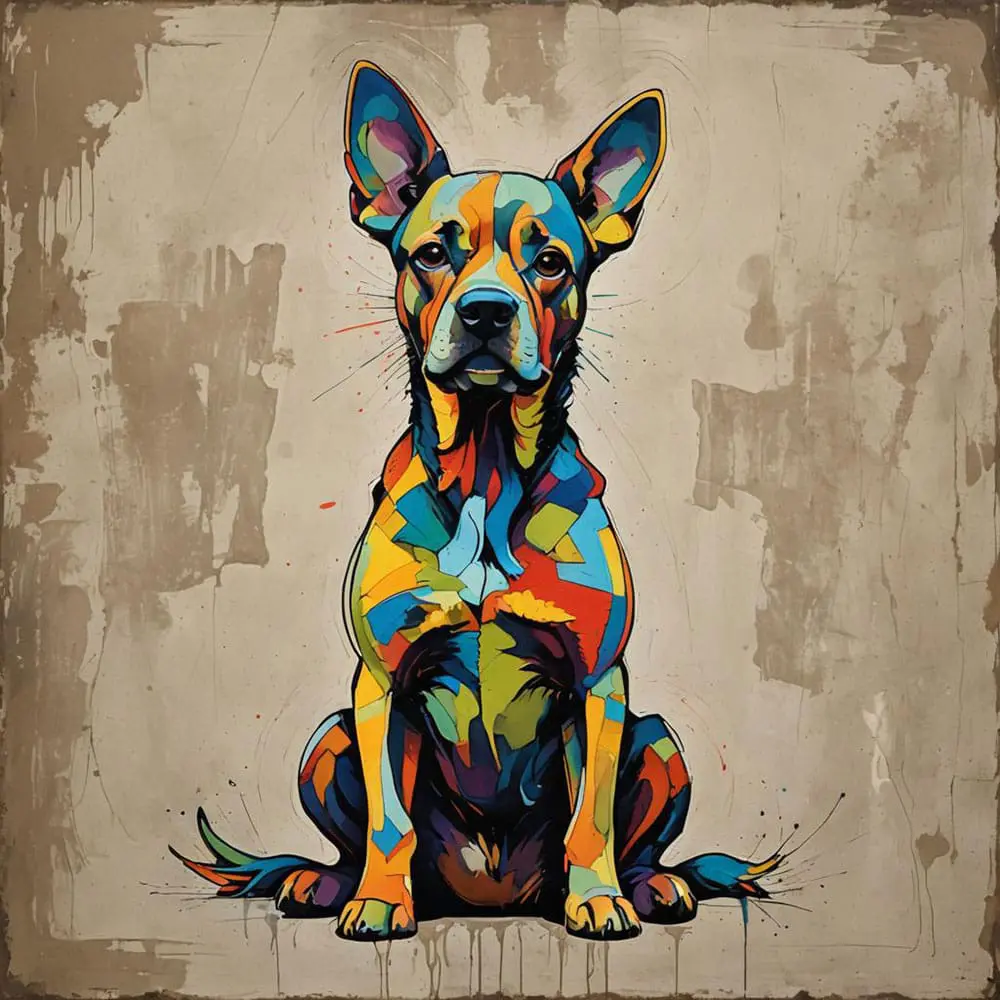 Funk Art Dog