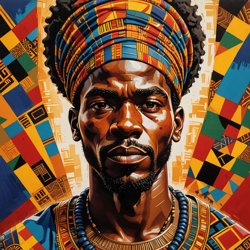 AfriCOBRA man