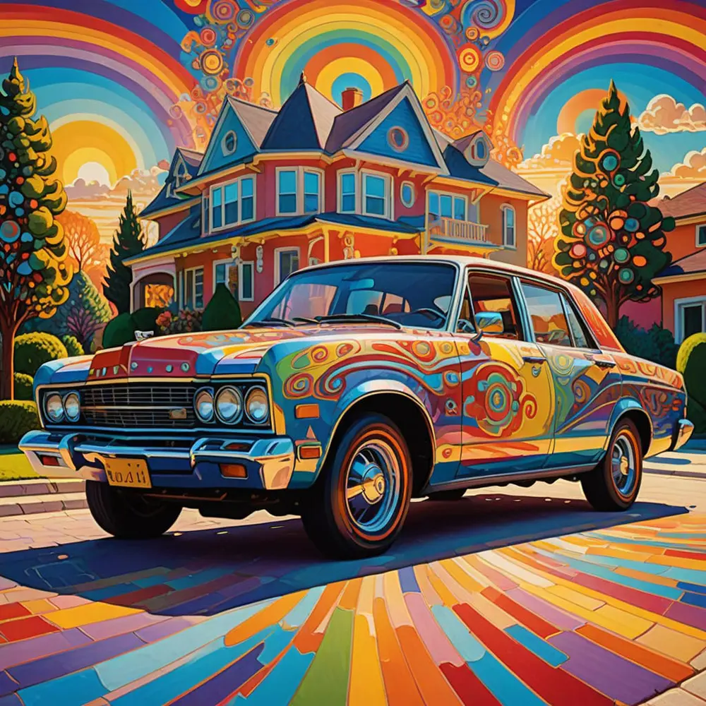 Psychedelic Art - Car