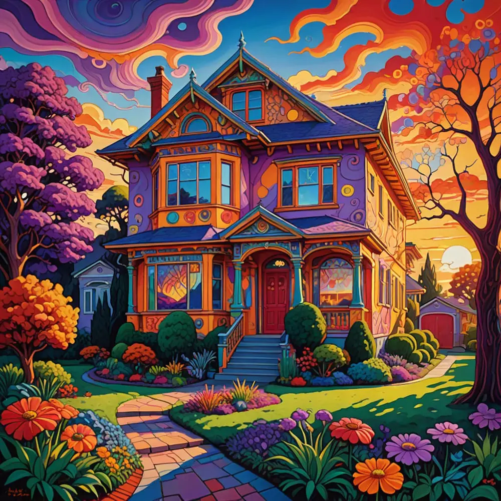 Psychedelic Art - House