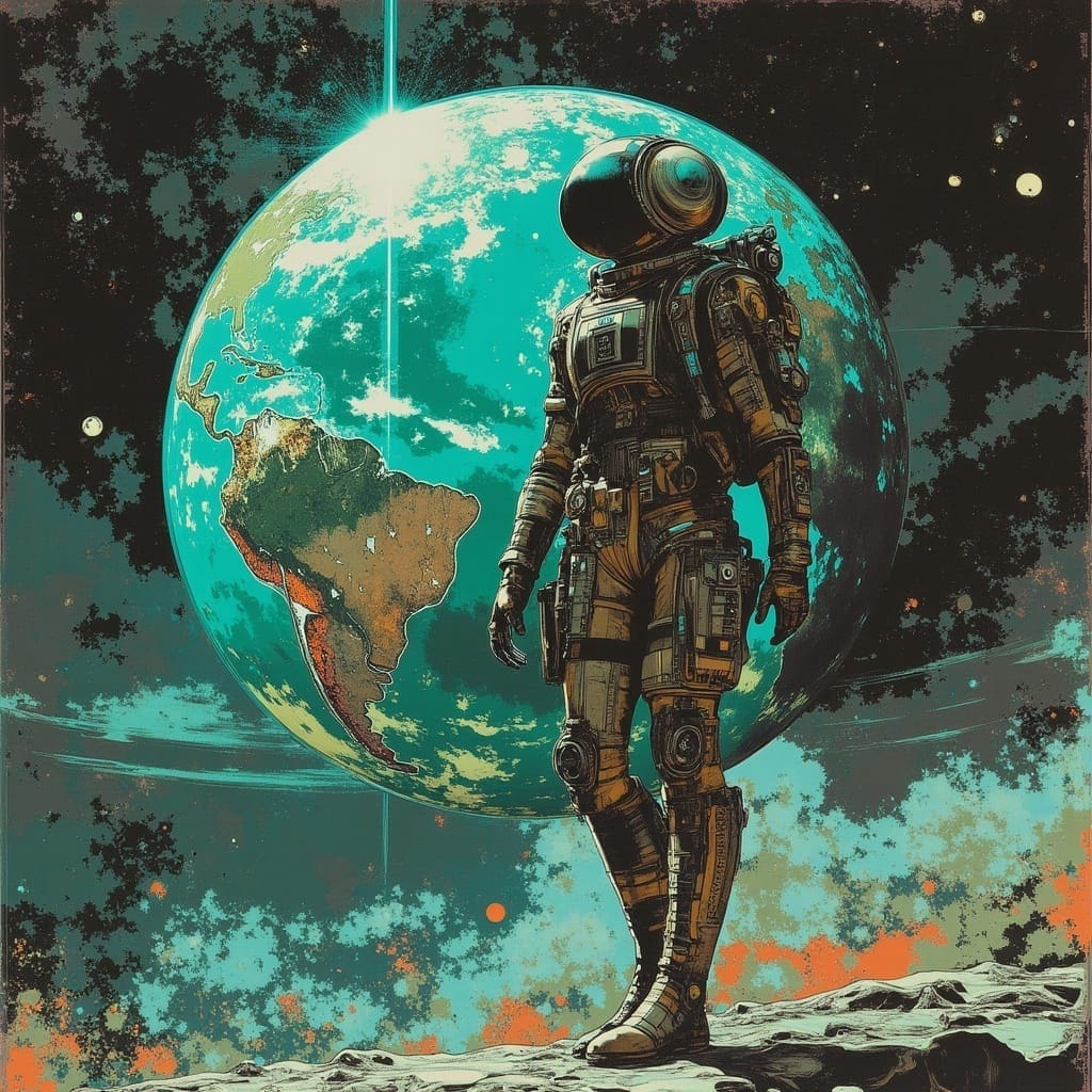 9 Looking back at Planet Earth from space EPE2