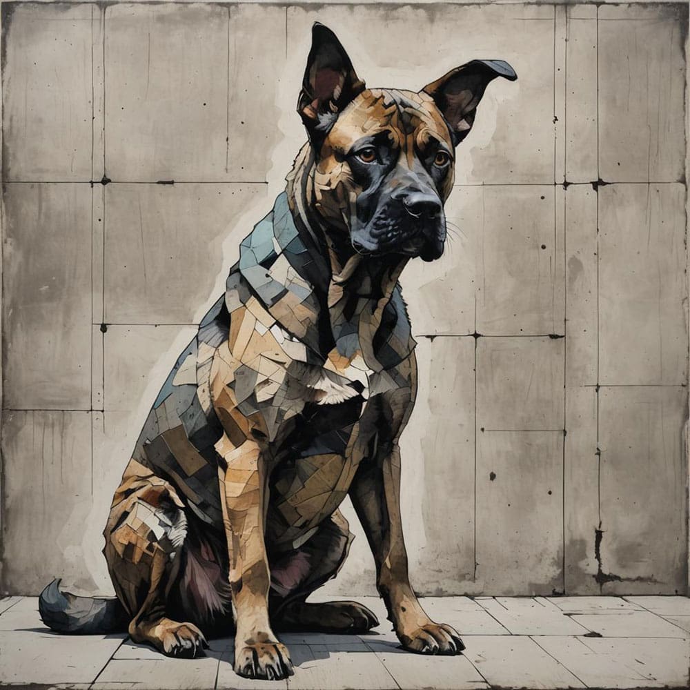 Brutalist Dog
