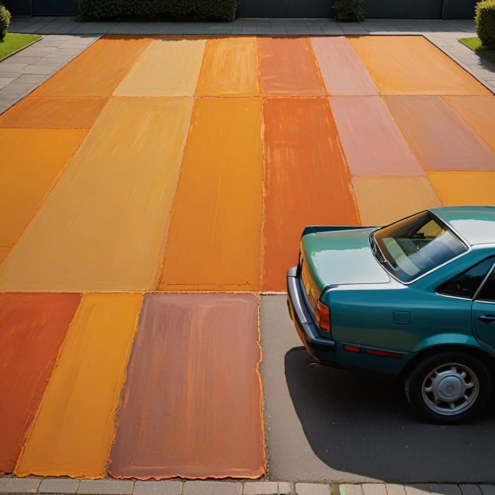 Colour Field Painting Car