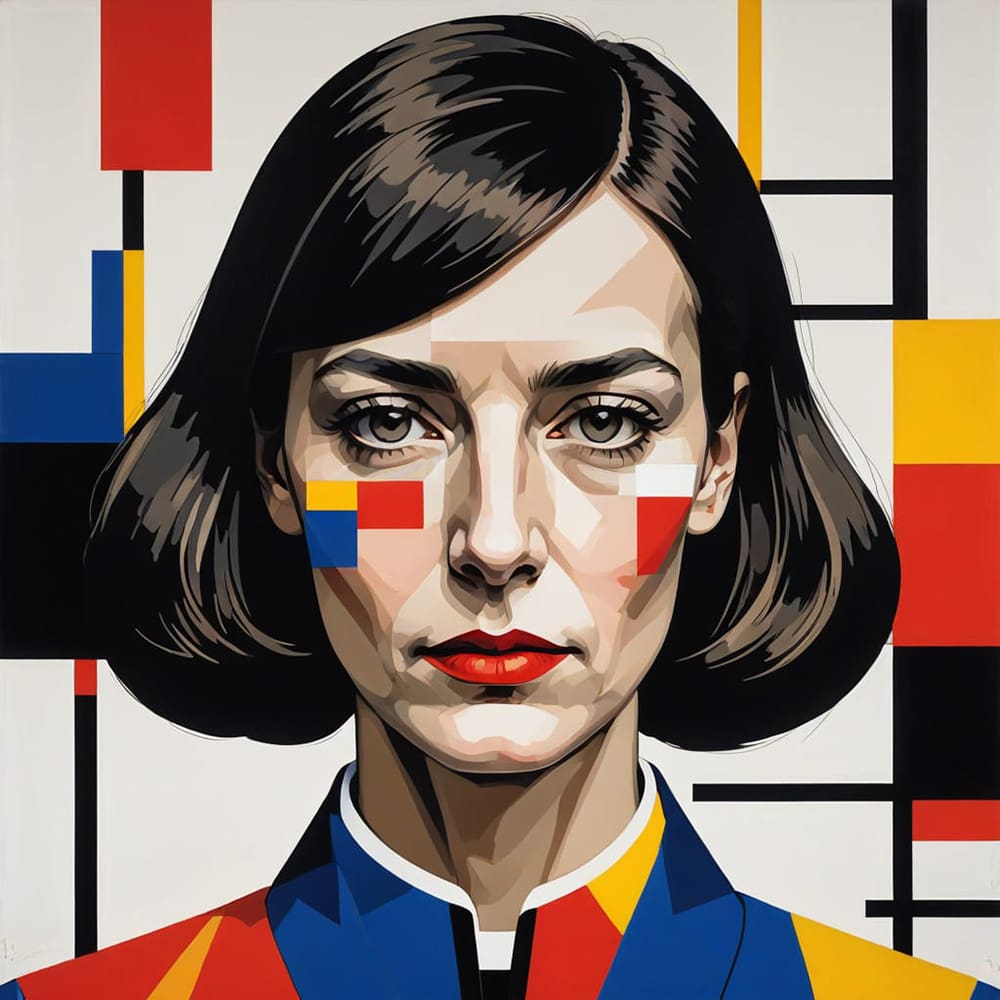 De Stijl Woman