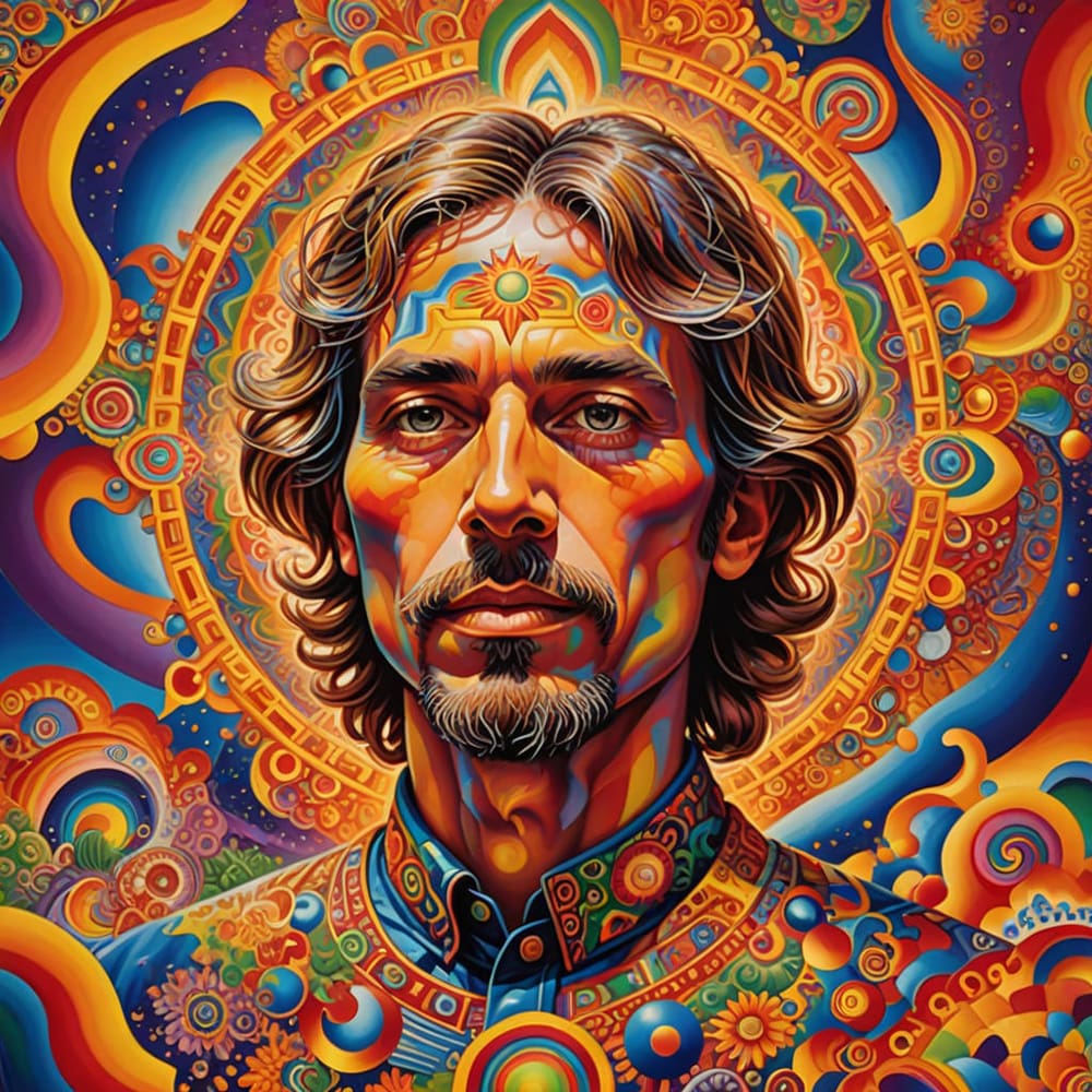 Psychedelic Art Man